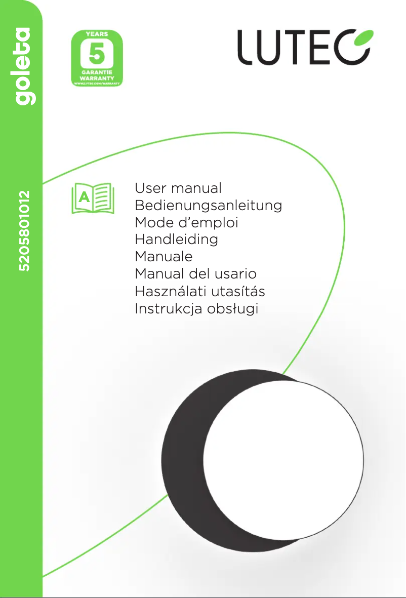 Página 1 del manual Manual de usuario Lutec Goleta