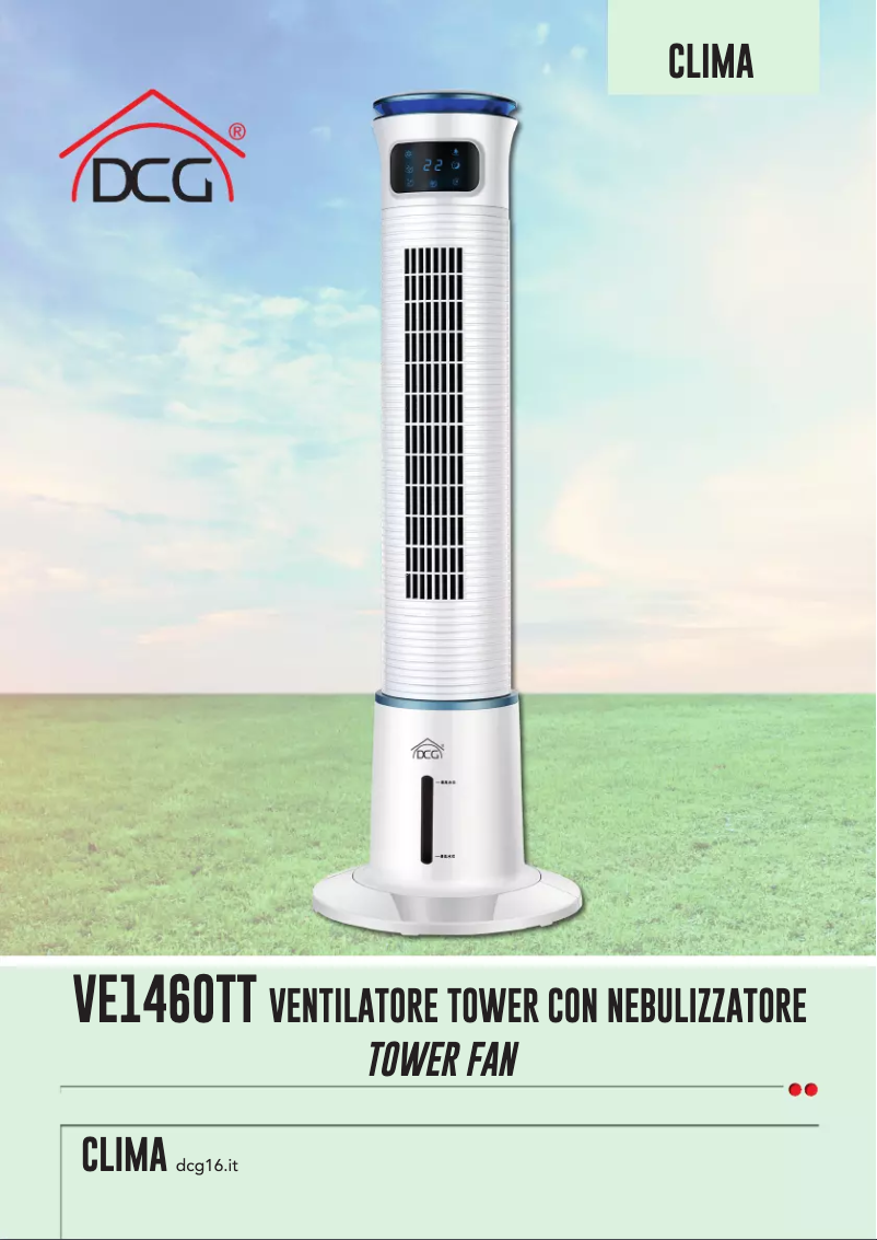 Page n°1 - Manuel utilisateur DCG VE1460TT