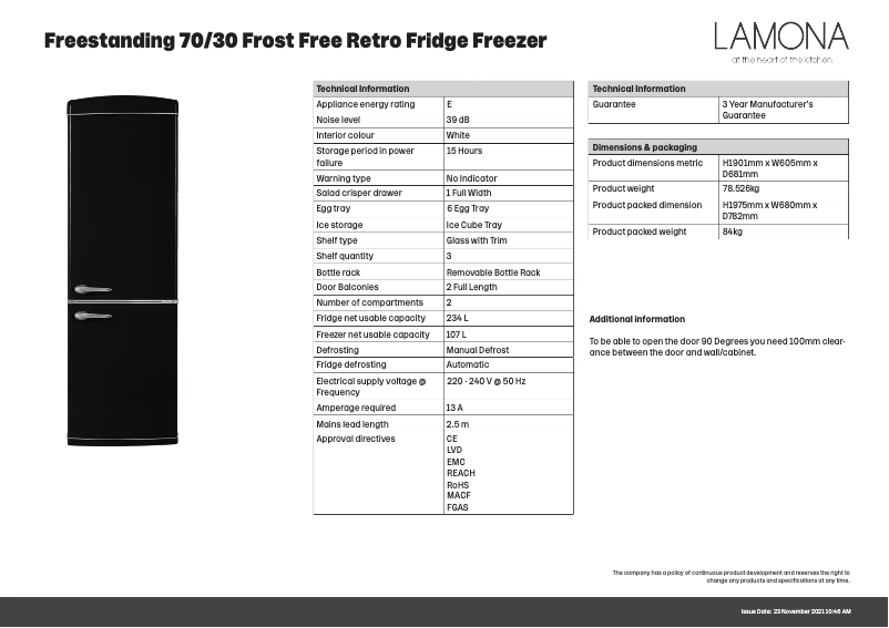 Image de la première page du manuel de l'appareil FLM6304