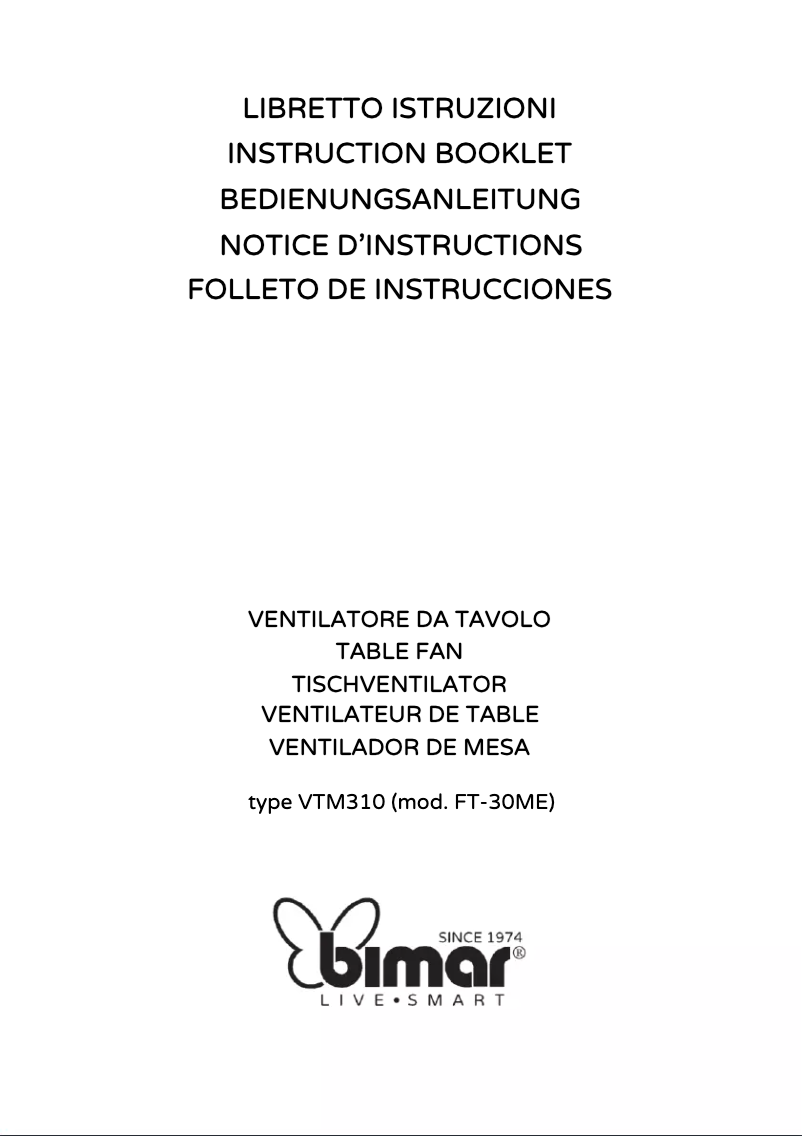 Image de la première page du manuel de l'appareil VTM310