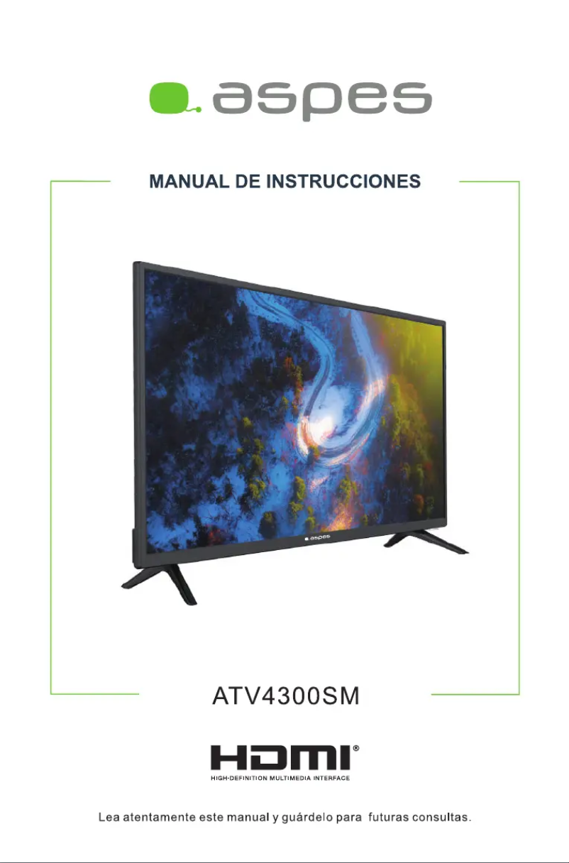 Page 1 de la notice Manuel utilisateur Aspes ATV4300SM