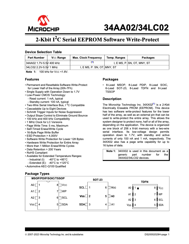 Image de la première page du manuel de l'appareil 34LC02