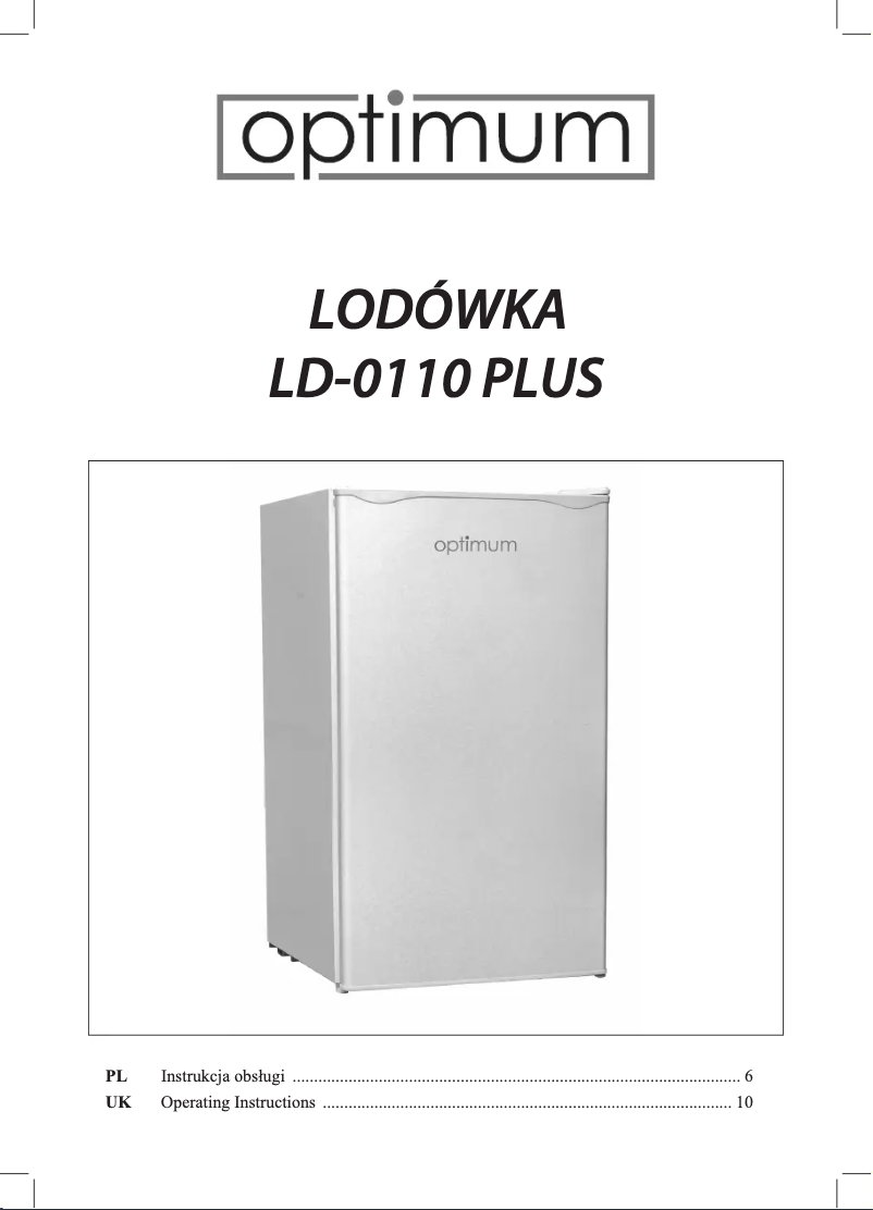 First page image of the manual for LD-0110 Plus