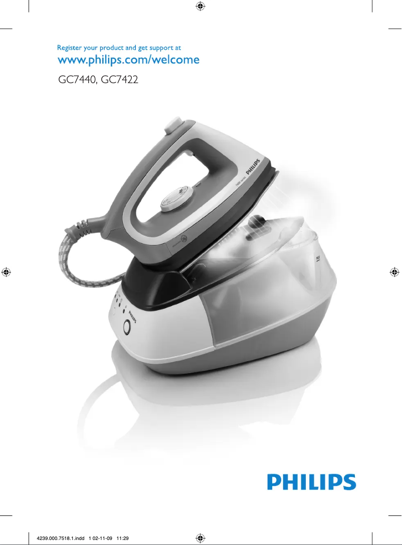 Page n°1 - Mode d'emploi Philips GC7440