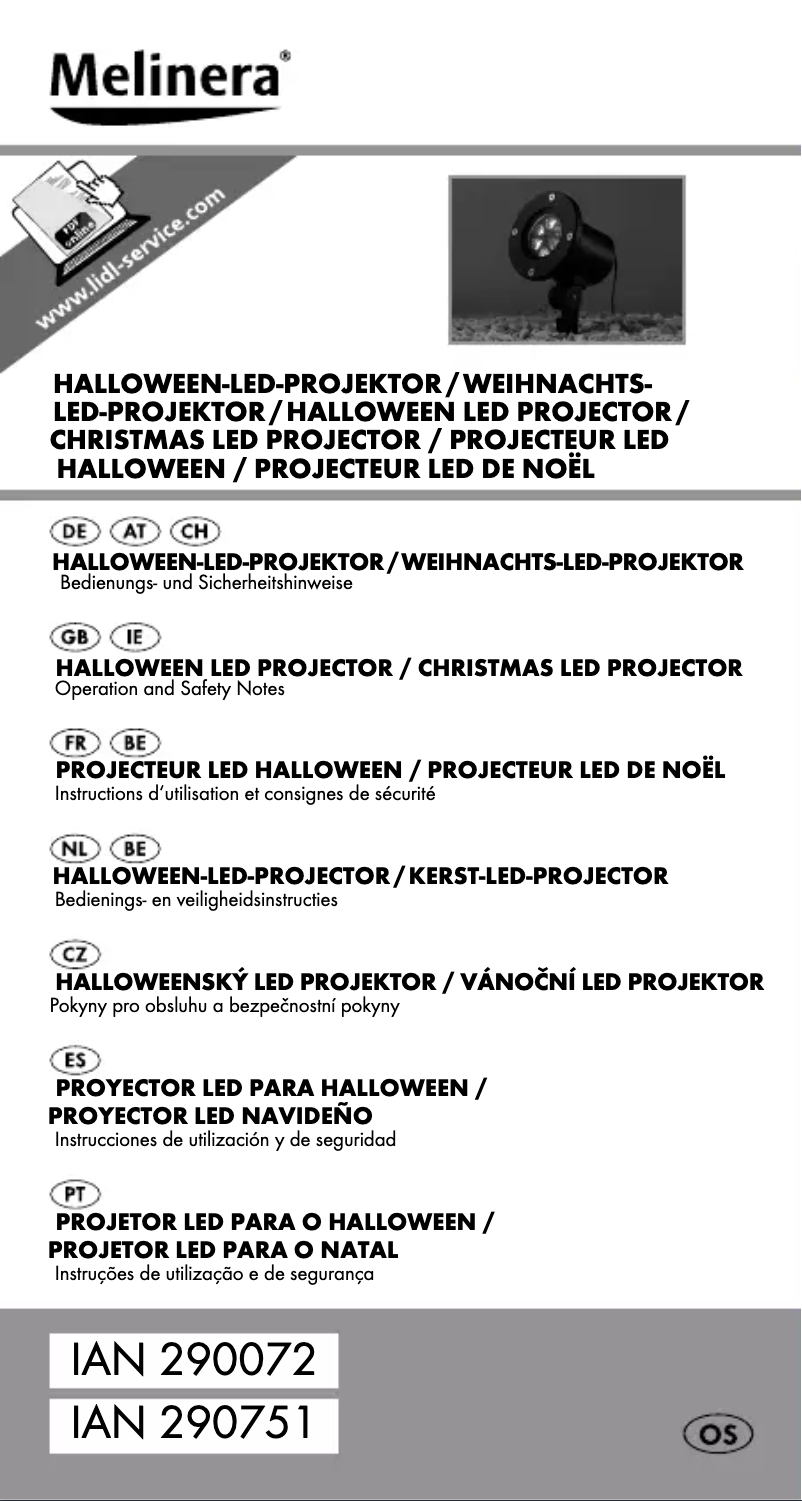 Page n°1 - Manuel utilisateur Melinera HG02595