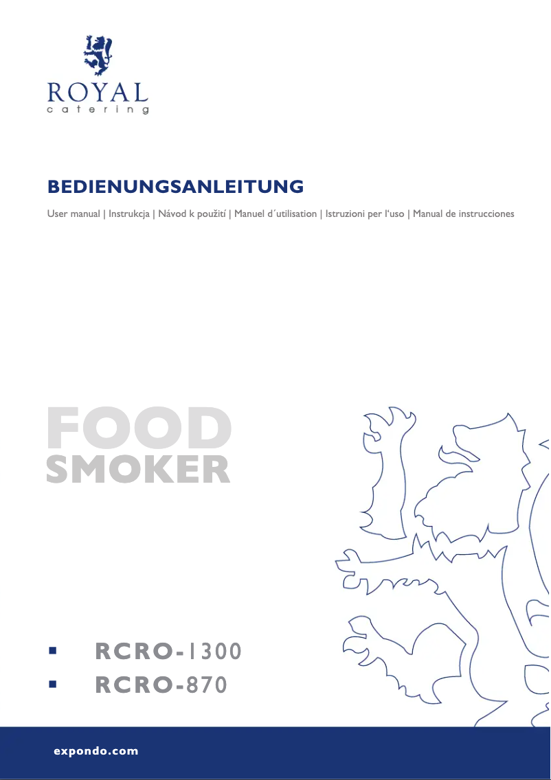 Image de la première page du manuel de l'appareil RCRO-870
