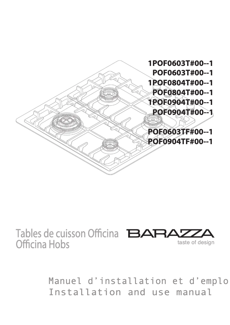 Image de la première page du manuel de l'appareil 1POF80