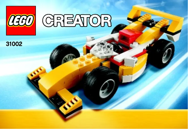 Page 1 de la notice Manuel utilisateur Lego Super Racer