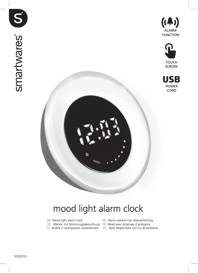 Page 1 de la notice Manuel utilisateur Smartwares 10.021.36