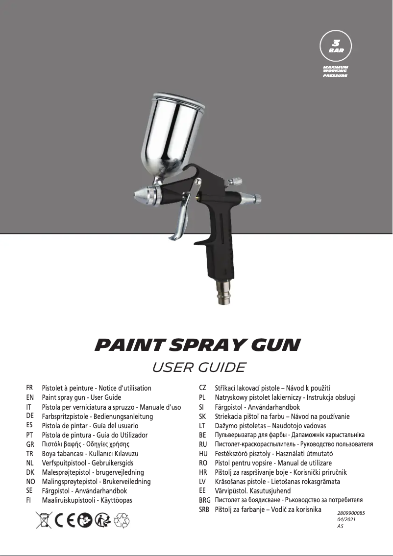 Image de la première page du manuel de l'appareil G-542F