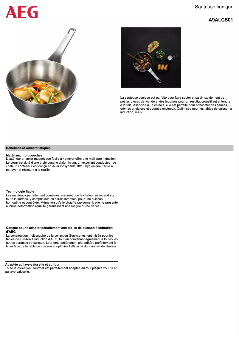 Image de la première page du manuel de l'appareil A9ALCS01