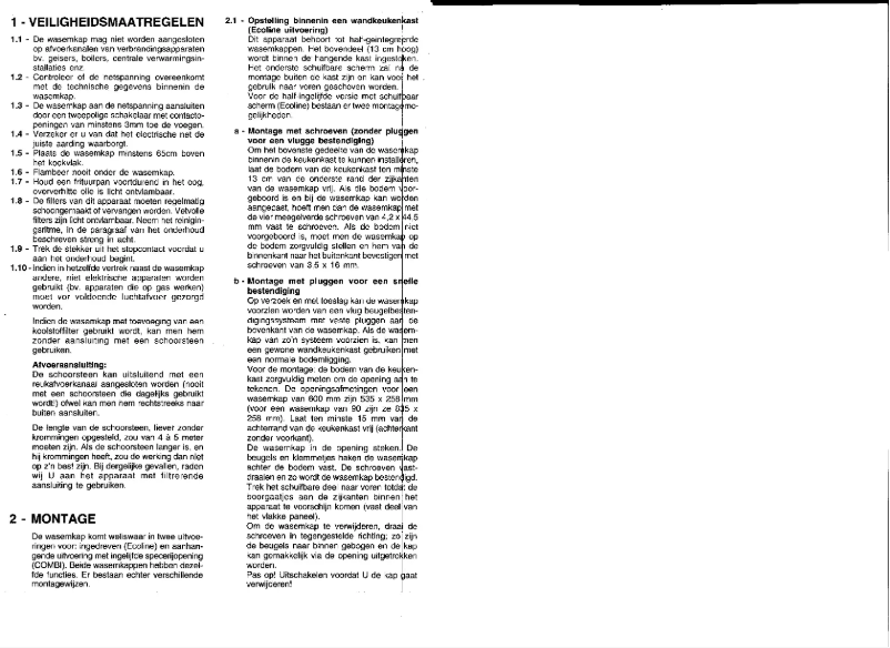 Page n°1 - Manuel utilisateur Zanussi ZHP 614