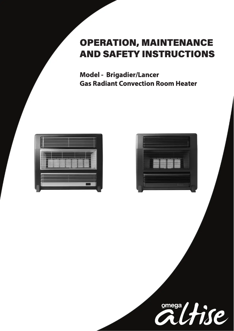 Page 1 de la notice Manuel utilisateur Omega Altise OABRFLPSD