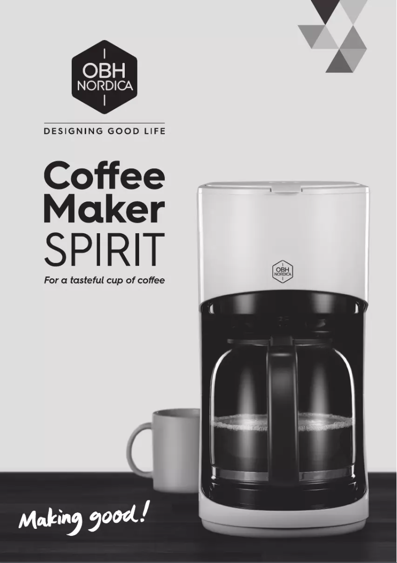 Image de la première page du manuel de l'appareil Spirit Black 2309