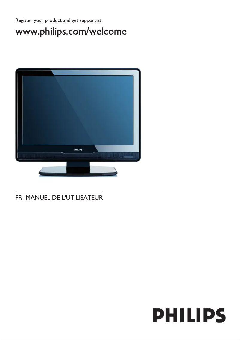 Image de la première page du manuel de l'appareil 22PFL5403D