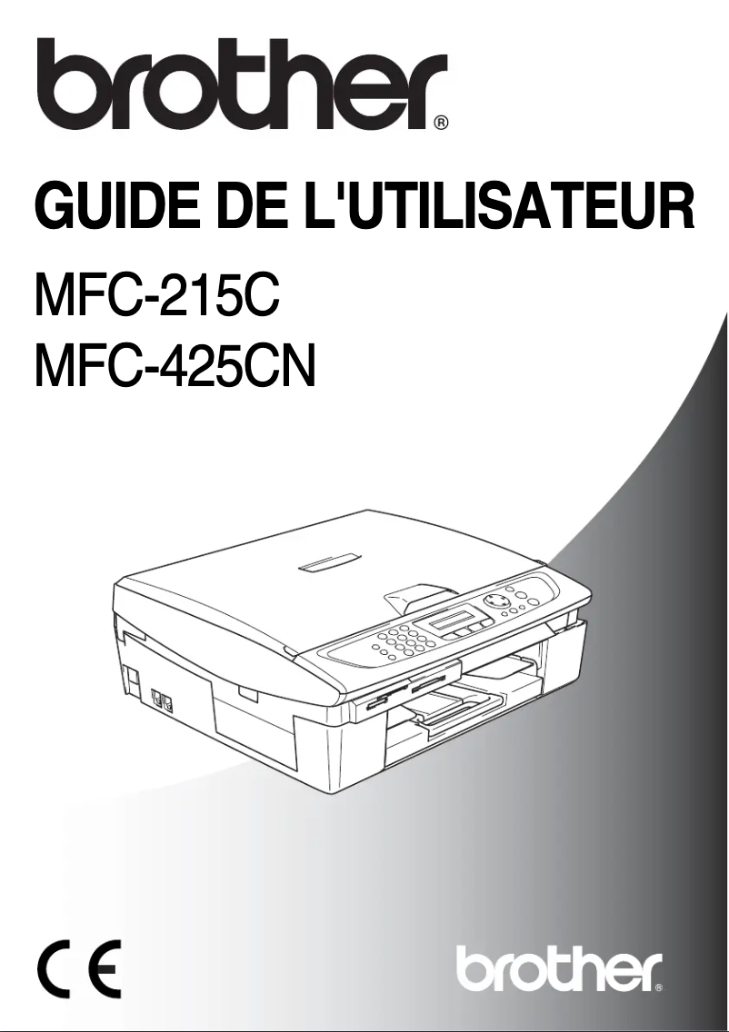 Page 1 de la notice Manuel utilisateur Brother MFC-215C