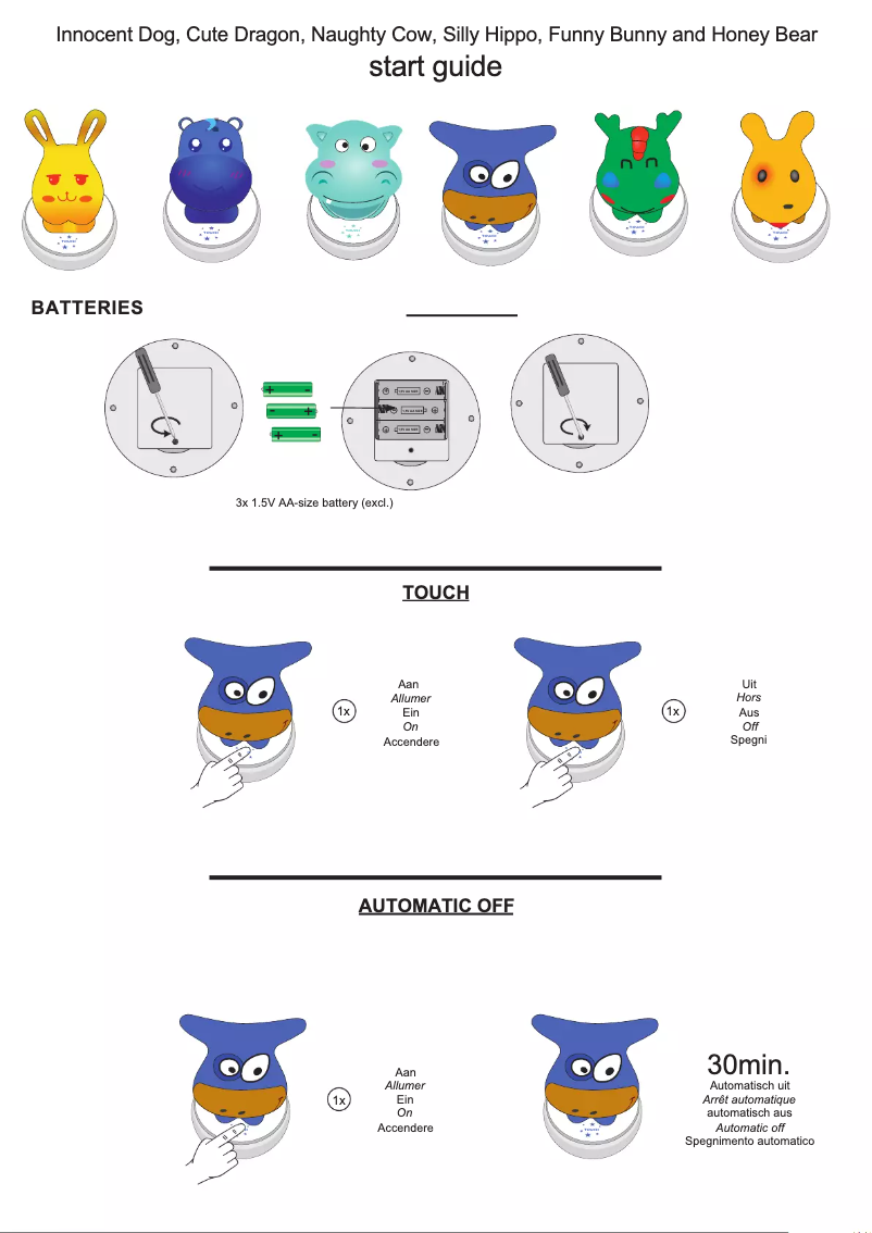 Page 1 de la notice Manuel utilisateur Alecto Innocent Dog
