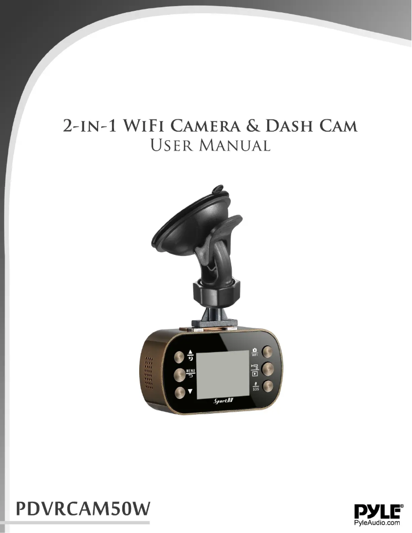 Página 1 del manual Manual de usuario Pyle PDVRCAM50W