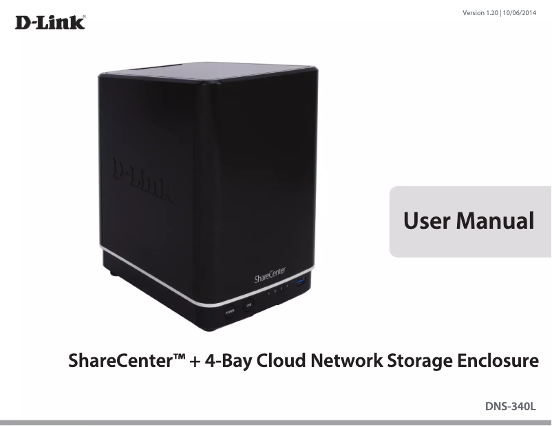 Page n°1 - Manuel utilisateur D-Link Seagate DNS-340L