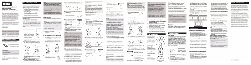 Page 1 de la notice Manuel utilisateur RCA RCR313BE