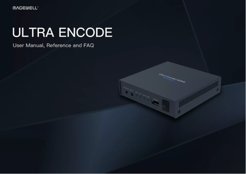 Page 1 de la notice Manuel utilisateur Magewell Ultra Encode SDI