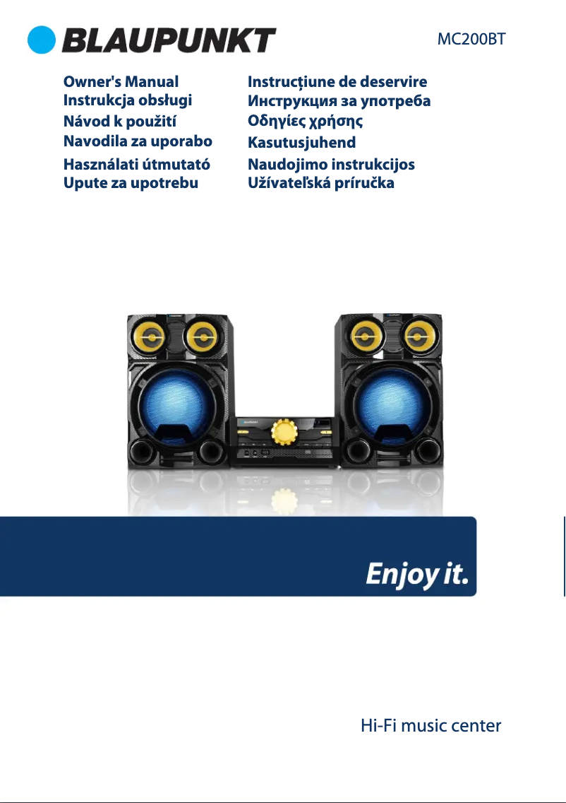 Page n°1 - Manuel utilisateur Blaupunkt MC200BT