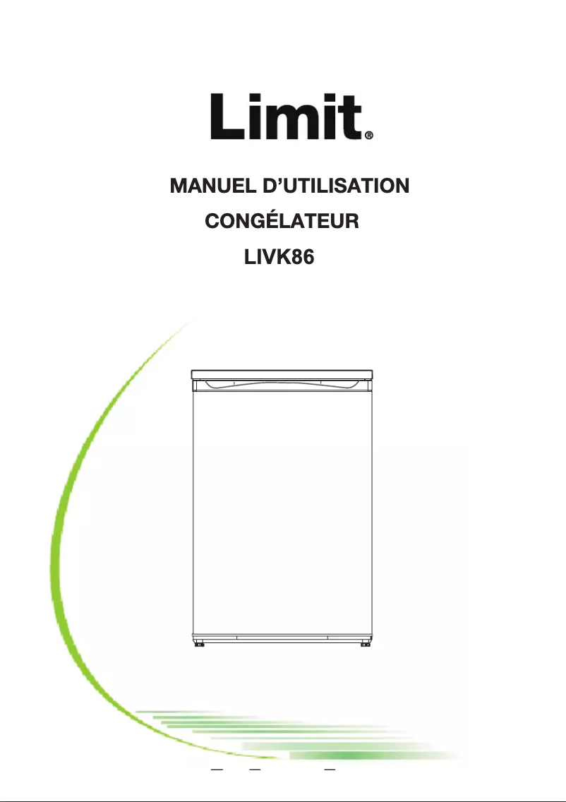 Image de la première page du manuel de l'appareil LIVK86