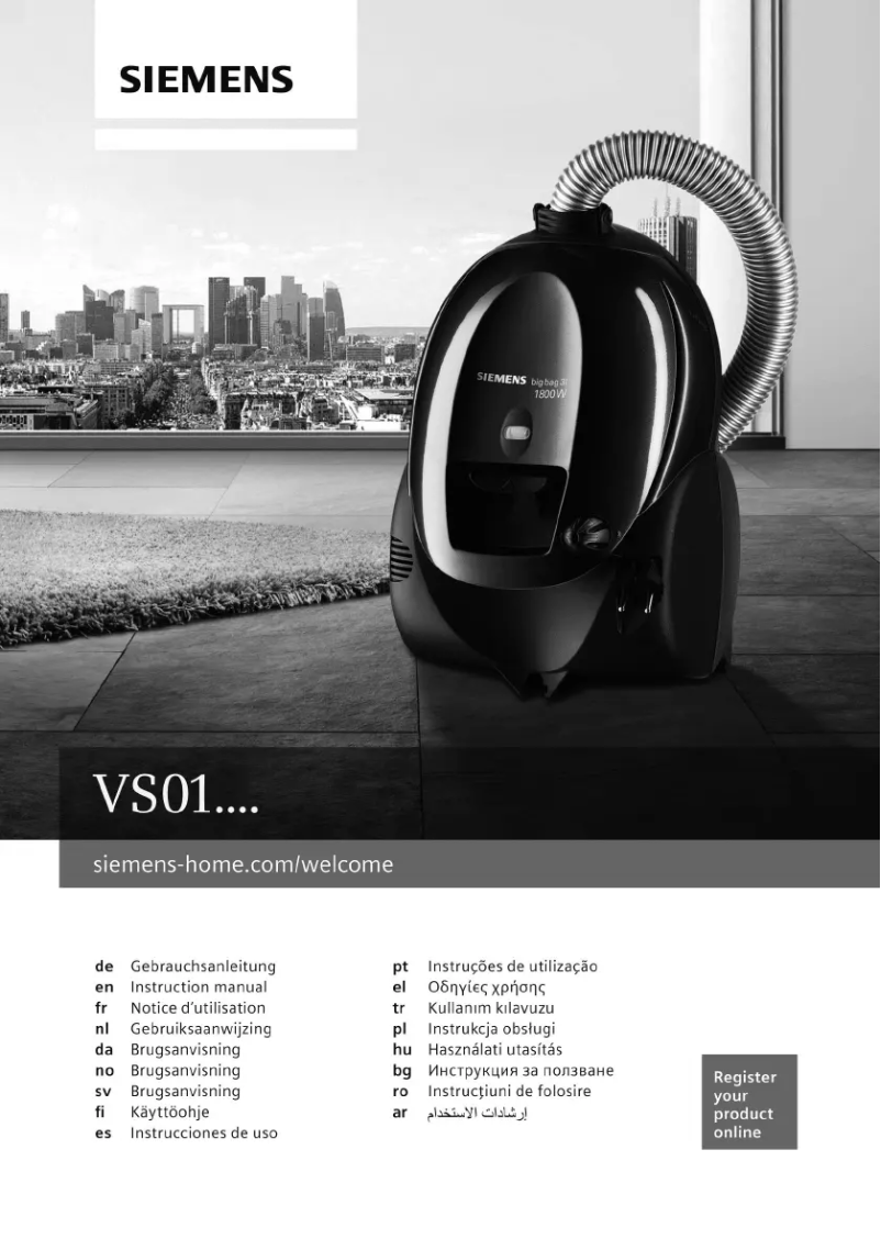 Image de la première page du manuel de l'appareil VS01E1550