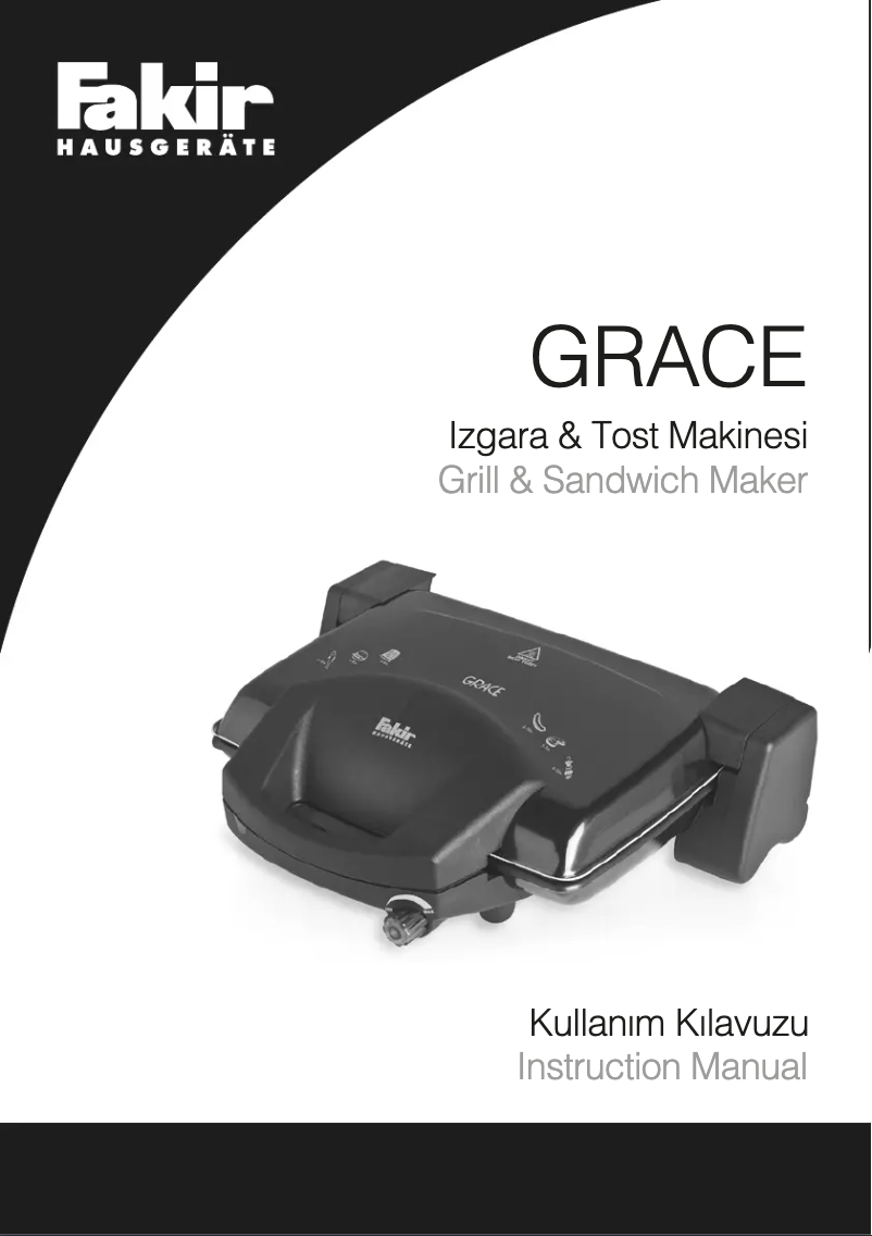 Image de la première page du manuel de l'appareil Grace