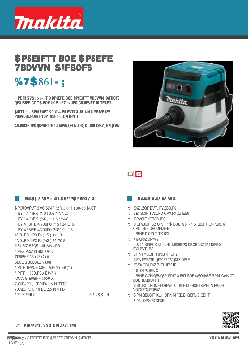 Image de la première page du manuel de l'appareil DVC861LZ