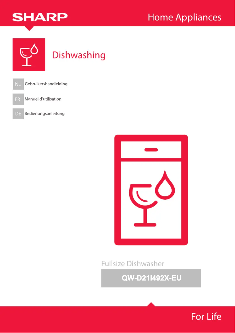 Image de la première page du manuel de l'appareil QW-D21I492X-EU