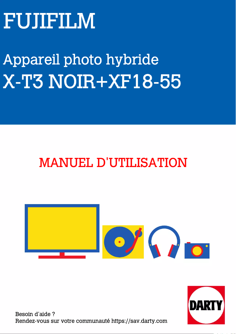 Page n°1 - Manuel utilisateur Fuji X-T3