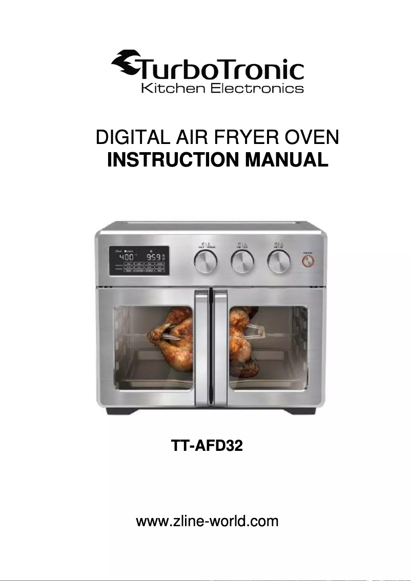 Page 1 de la notice Manuel utilisateur TurboTronic TT-AFD32