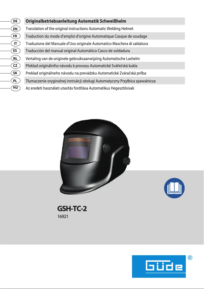 Page 1 de la notice Manuel utilisateur Güde GSH-TC-2