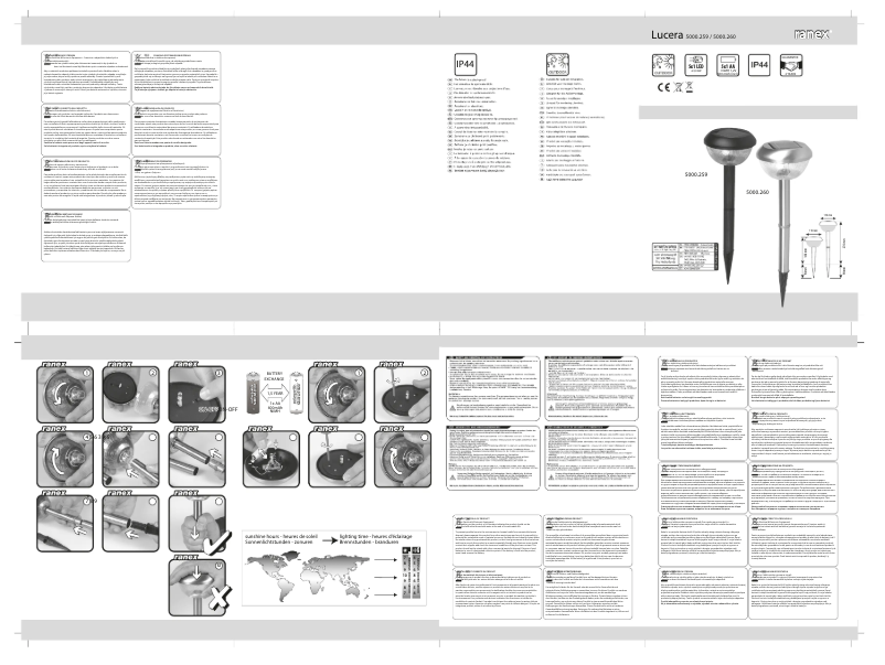 Page n°1 - Manuel utilisateur Smartwares 10.009.99