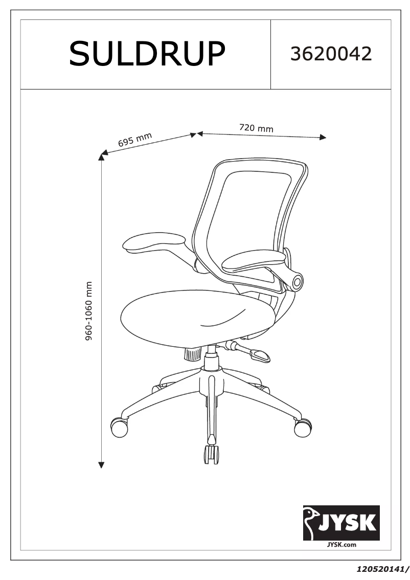 Page 1 de la notice Manuel utilisateur JYSK Suldrup