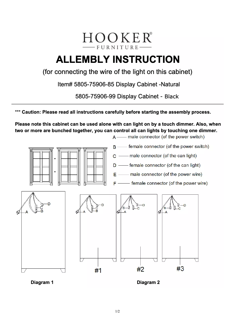 Image de la première page du manuel de l'appareil 5805-75906-99