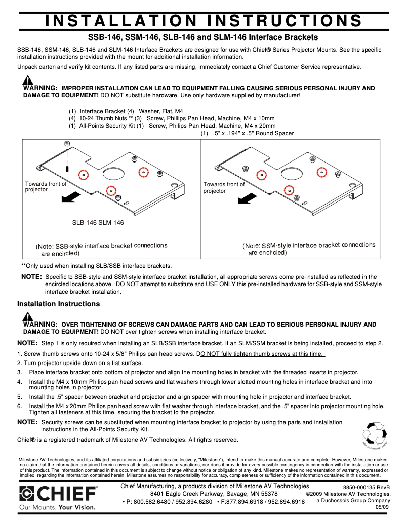 Image de la première page du manuel de l'appareil SLM146