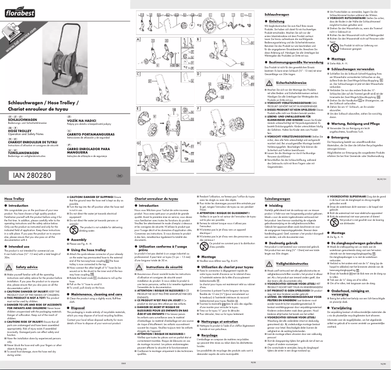 Image de la première page du manuel de l'appareil IAN 280280
