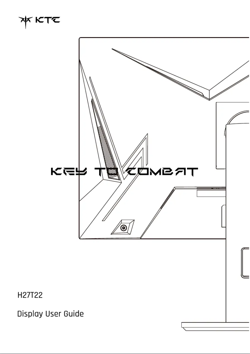 Page n°1 - Manuel utilisateur KTC H27T22