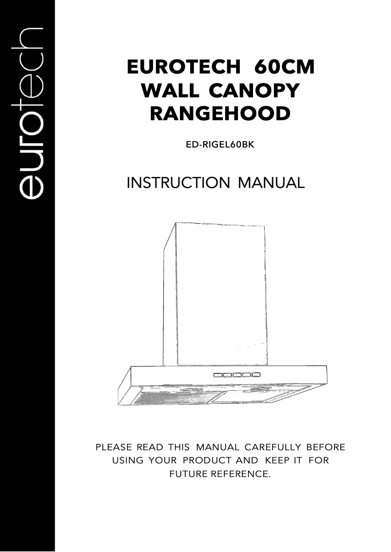 Page n°1 - Manuel utilisateur Eurotech ED-RIGEL60BK