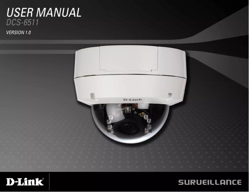 Image de la première page du manuel de l'appareil DCS-6511
