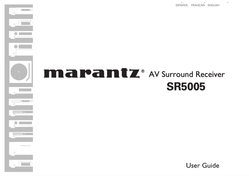 Page 1 de la notice Manuel utilisateur Marantz SR5005