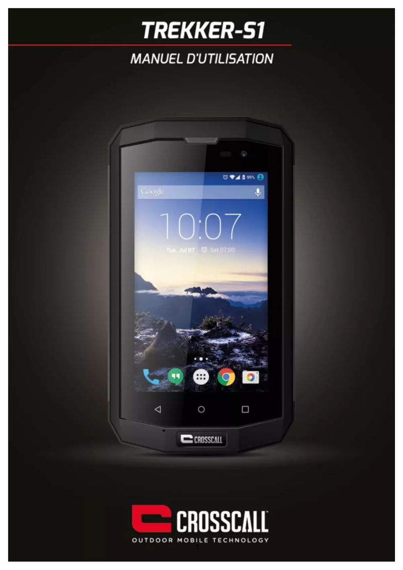 Page 1 de la notice Manuel utilisateur Crosscall TREKKER-S1