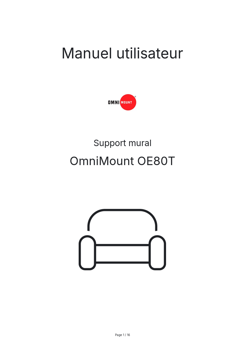 Image de la première page du manuel de l'appareil OE80T