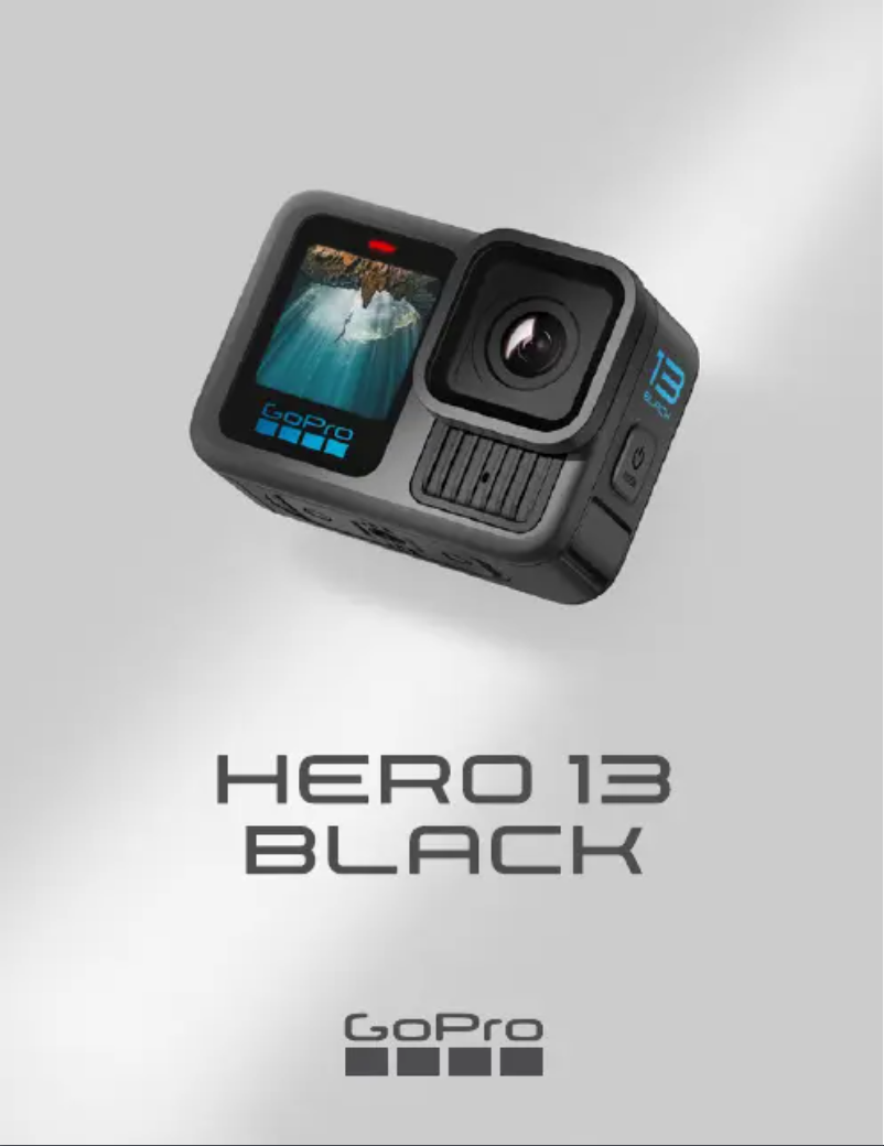 Image de la première page du manuel de l'appareil HERO 13 Black