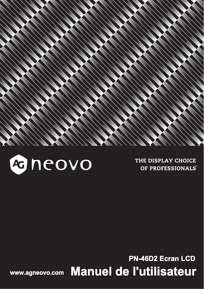 Image de la première page du manuel de l'appareil PN-46D2