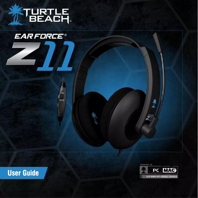 Página 1 del manual Manual de usuario Turtle Beach Ear Force Z11
