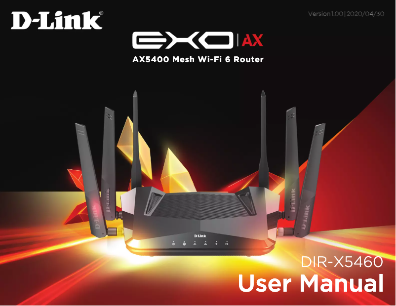 Page n°1 - Manuel utilisateur D-Link EXO AX DIR-X5460