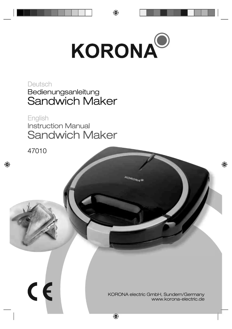 Image de la première page du manuel de l'appareil 47010